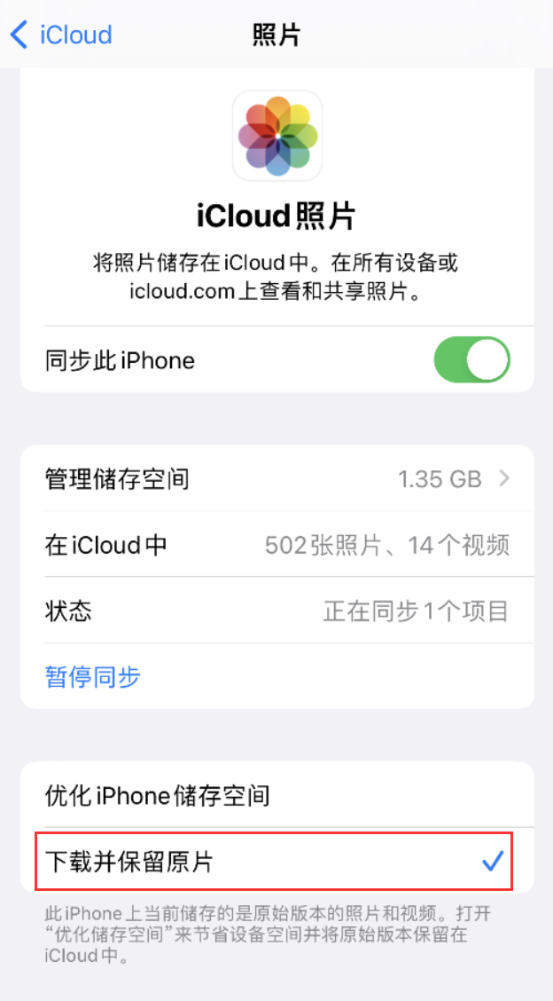 管城回族苹果手机维修分享iPhone 无法加载高质量照片怎么办 