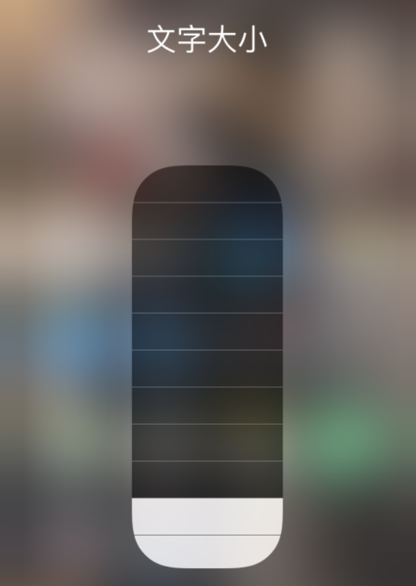 管城回族苹果手机维修分享小技巧：在 iPhone 控制中心快速调节字体大小 